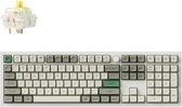 Bol.com Keychron Q6 Max QMK/VIA gaming toetsenbord banana switch wit aanbieding