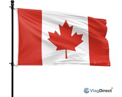 VlagDirect - Canadese vlag - Canada vlag - 90 x 150 cm.