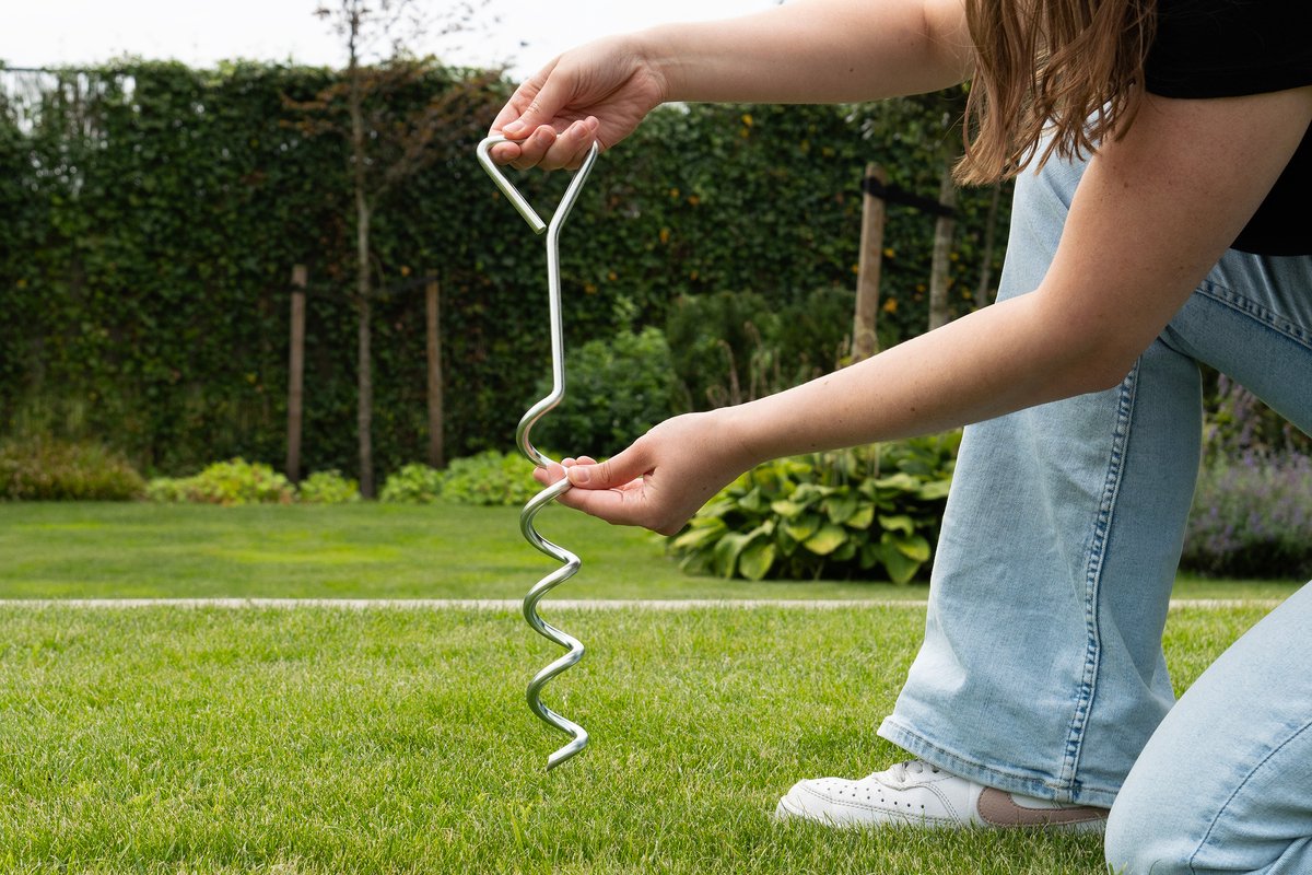 Salta - Universele Trampoline Verankeringsset - 43x8cm - 4 stuks - Ankerset / grondanker — afbeelding 7