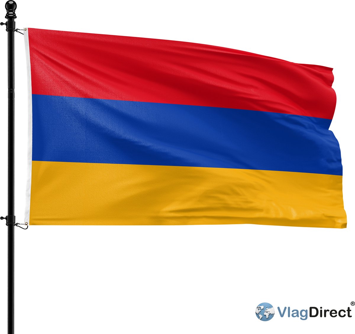 VlagDirect - Armeense vlag - Armenië vlag - 90 x 150 cm.