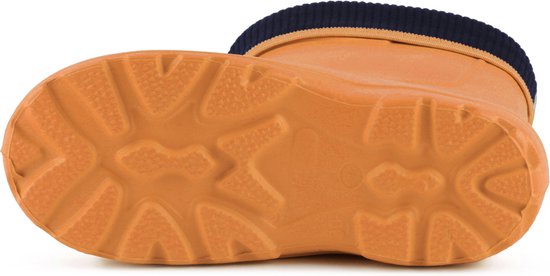 Ladeheid Kinder Regenlaarzen - Rubber - met Binnenschoen - EVA - Wasbare Binnenschoen - LA-KL-EVA-Kids - Oranje - 22