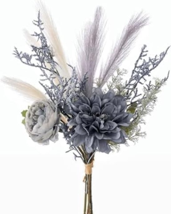 Kunstbloemen in zachte kleuren - Zijden bloemen - Snel in huis