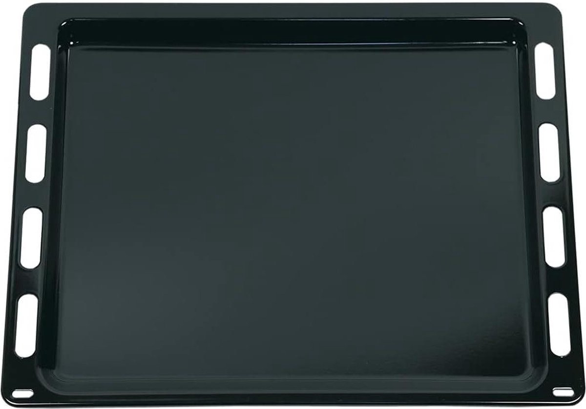 Griddle Fatpan Plate Cake Pizza Plate Collecting Bowl Roasting Plate - 442x370mm - Oven - Brown