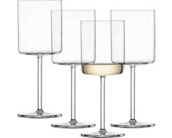 White wine glass Modo Set of 4 - dishwasher-safe Tritan crystal glasses - made in Germany - item number 119900