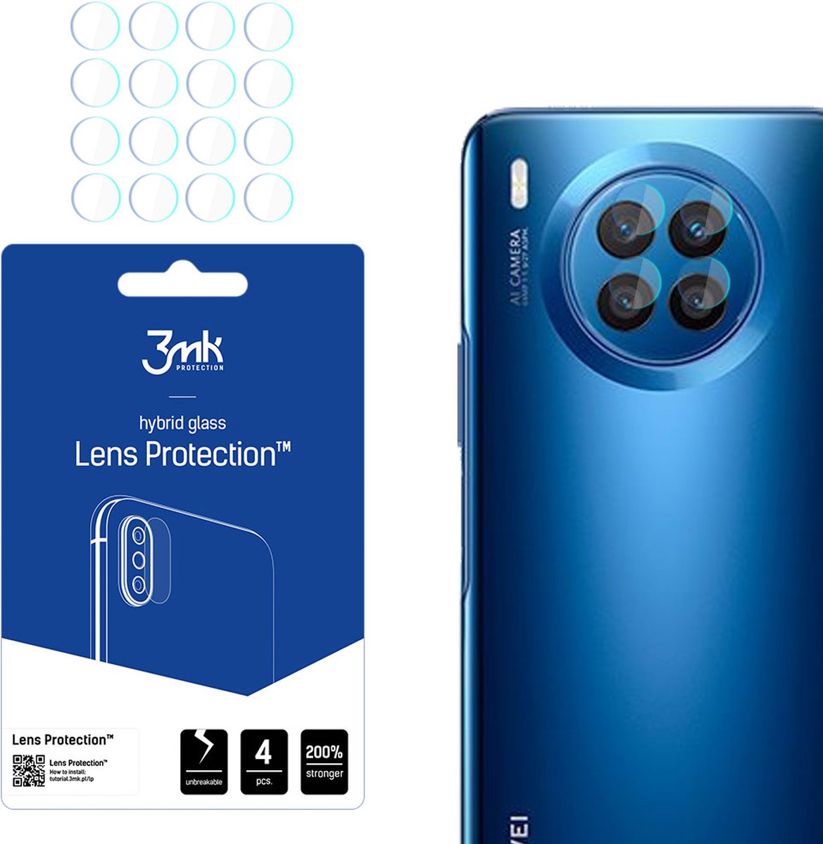 Huawei Nova 8i - 3mk Lens Protection