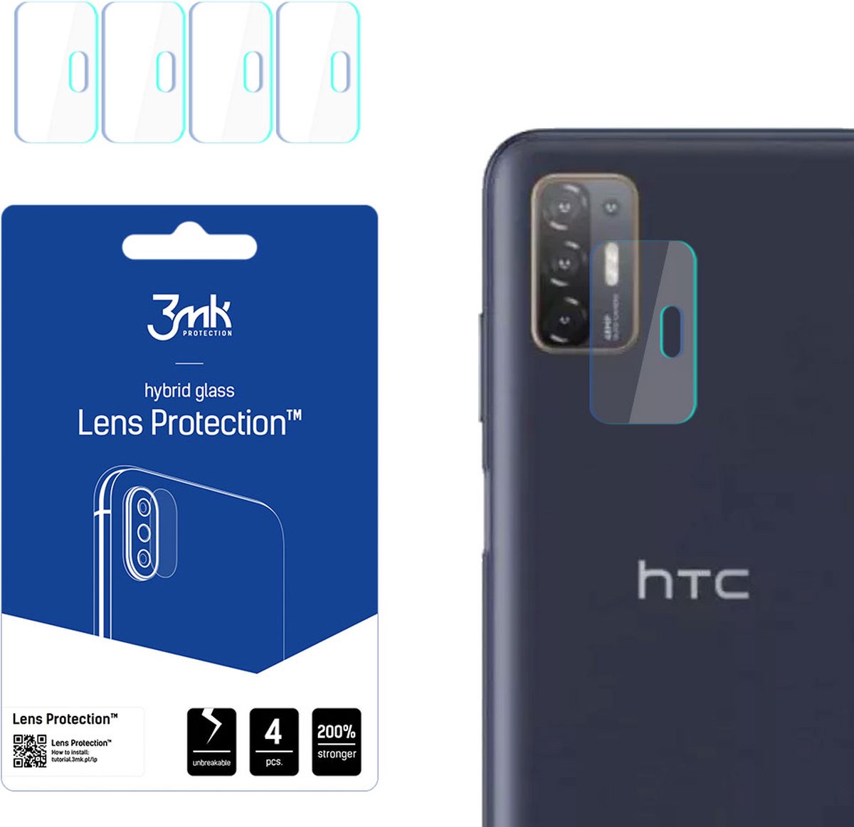 HTC Desire 21 Pro 5G - 3mk Lens Protection