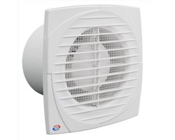 WEHA inbouwventilator met timer voor wand/plafondmontage Ø125mm 180m3/h (20100257)