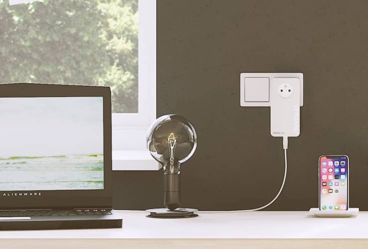 Devolo dLAN 200 AVplus enkele adapter (1x LAN-poort, aanvulling, powerline, netwerk uit het stopcontact) wit