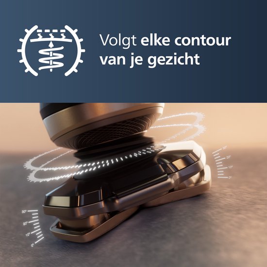 Philips Shaver S9000 Prestige Series SP9883/35 - Elektrisch scheerapparaat - Met uitklapbare trimmer - Neustrimmer opzetstuk - mannen