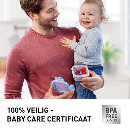 Tefal Masterseal Fresh N1033110 Kit de démarrage de contenants pour aliments frais 3 pièces 3x1,2L