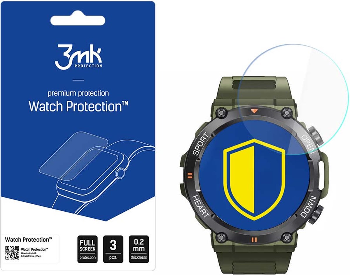 Rubicon RNCE95 - 3mk Watch Protection v. FlexibleGlass Lite