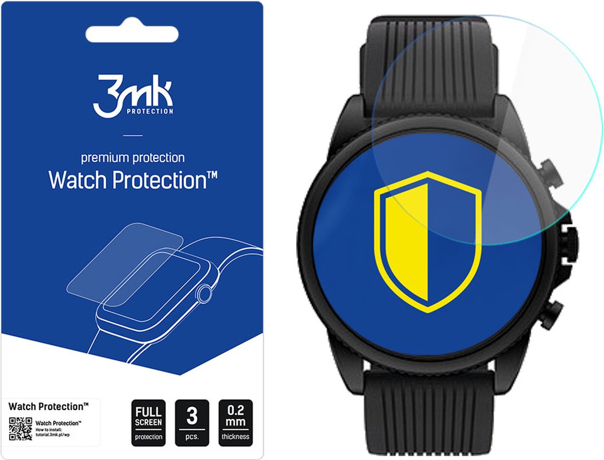 Razer X Fossil Gen 6 - 3mk Watch Protection v. FlexibleGlass Lite