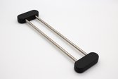 Handy Rack - Vaatdoekhouder - Gootsteenrek - Afdruiprek - Aanrecht Organiser - Keuken Organizers - Zwart