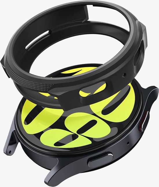 Spigen Liquid Air - Coque pour Samsung Galaxy Watch 7 44MM - TPU Flexible - Zwart