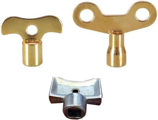 Outil Polyvalent Radiateur Clé Universelle 4 Voies Nafafosa - Multifonction Pour Armoires Électriques, Compteurs, Radiateurs - Lot De 2 Armoire Electrique