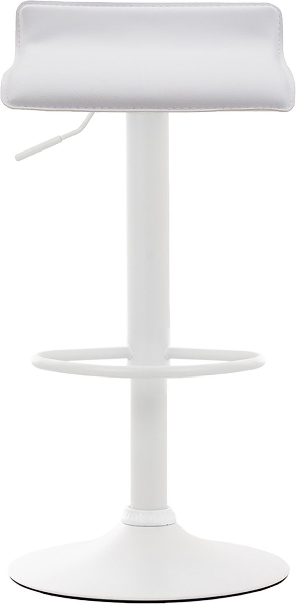 CLP Dyn V2 Barkruk - Kunstleer wit/wit