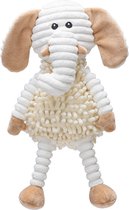 Beeztees Eco Olifant Oda - Hondenspeelgoed - Fleece - 100% Gerecycled - Beige - 36x30 cm