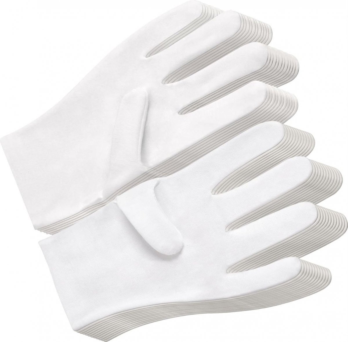 Goedkoopste Katoenen handschoen - 12 paar - M - Soft Cotton Gloves - Handschoenen - Katoenen jersey handschoenen - Servicehandschoenen - Vochthandschoenen - voor sieradenonderzoek, droge handen, dagelijks werk - 19cm
