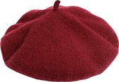 Franse Baret - Rood | Polyacryl / Wolvilt | One Size | Fashion Favorite