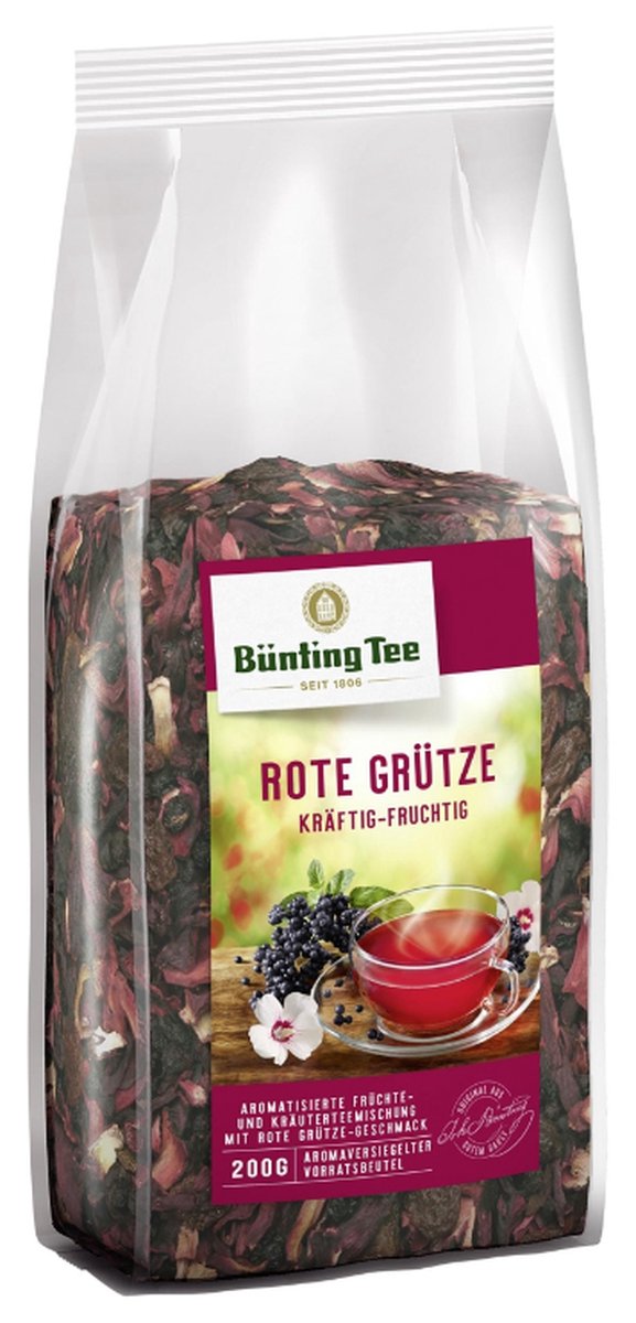 Bunting Thee Vruchtenthee Rode Bessen Zak (6x 200gr)