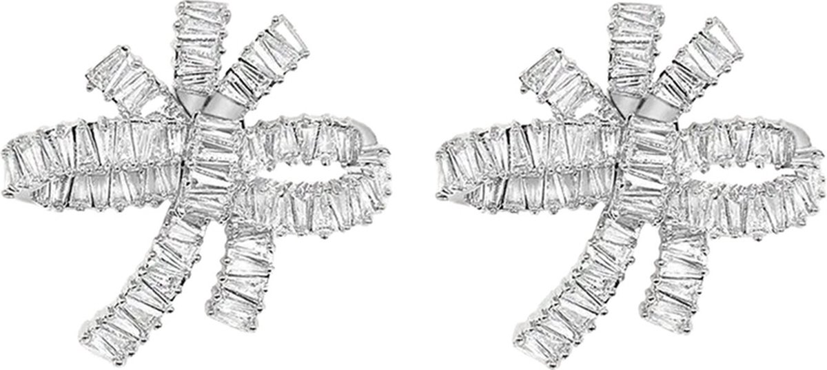 Margot Bardot Victoire Knot Oorbellen Silver