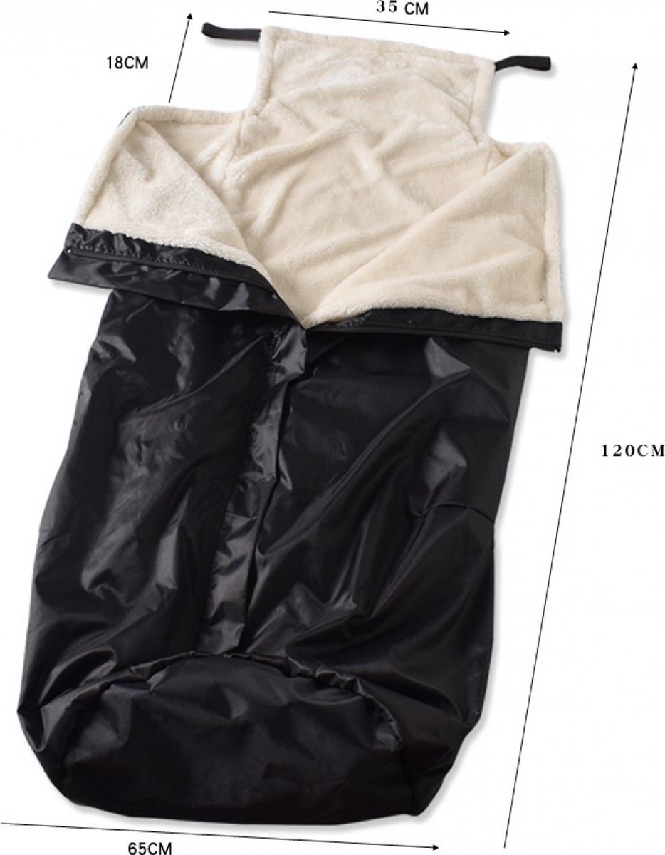 Fleece Rolstoelhoes Voetenzak - Rolstoel Deken - Premium rolstoelhoes - Warm - Waterdicht - Bedekt Benen en Onderlichaam - Unisex - Warm & Comfortabel - dikke warme rolstoel fleece omslagdeken – foto 4