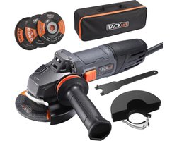 Tacklife 900W Haakse Slijper | 125MM | 12.000 tpm | Elektrische Slijptol / Flex