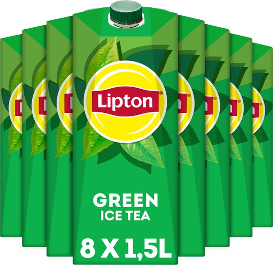 Lipton Ice Tea Green - Original - laag in suiker - 8 x 1.5L