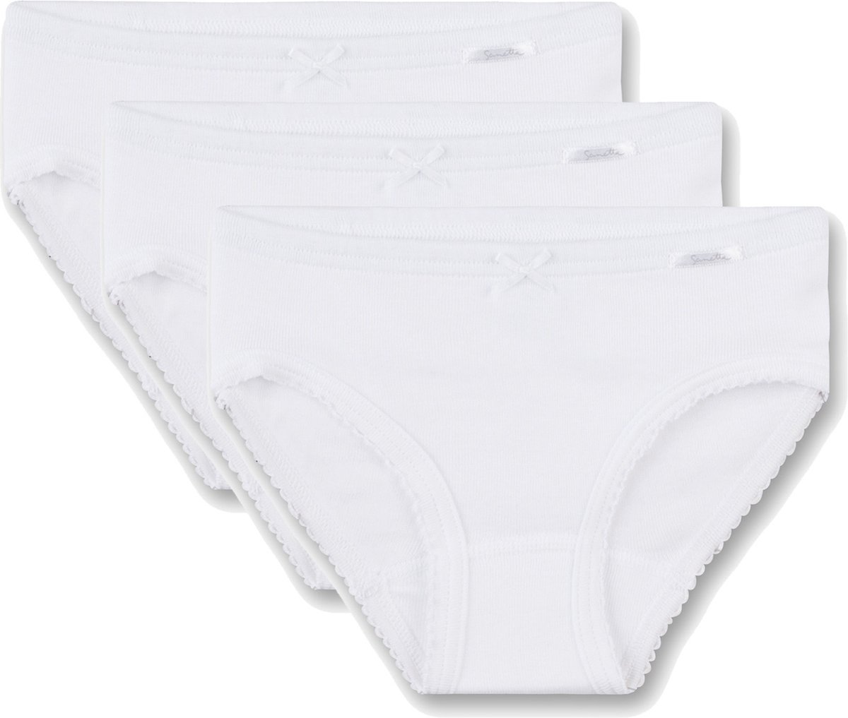 Sanetta Slip 128 Set van 3 Weiß