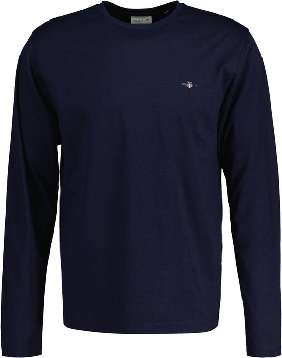 Gant T-shirt manches longues Blauw Shield LS T-shirt 2004049/433