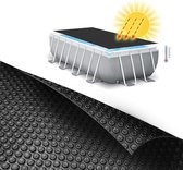 Comfortpool Solar PRO 300 x 200 cm solarzeil | verwarmend solar zwembad afdekzeil | extra dik zwart noppenfolie | 200 micron | verwarmt en isoleert