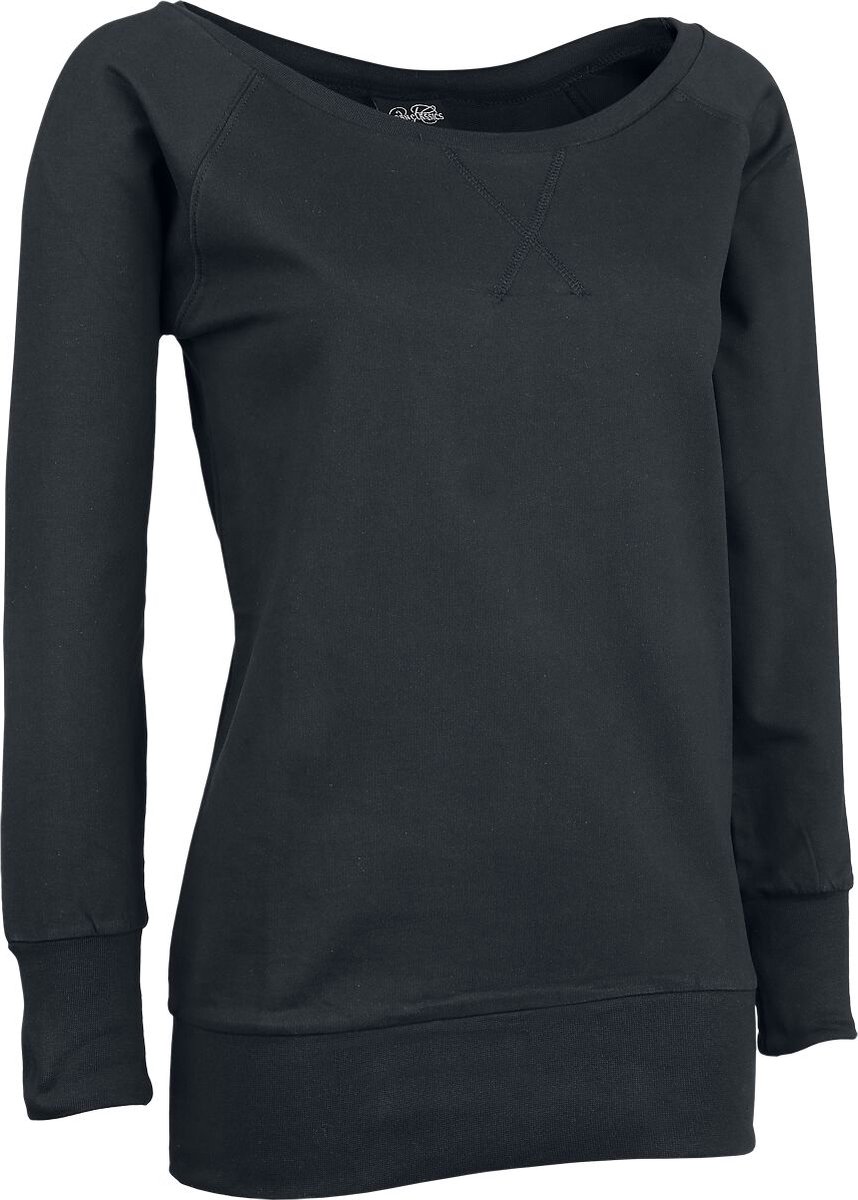 Urban Classics Boat Necker Dames Sweatshirts – 5XL Zwart
