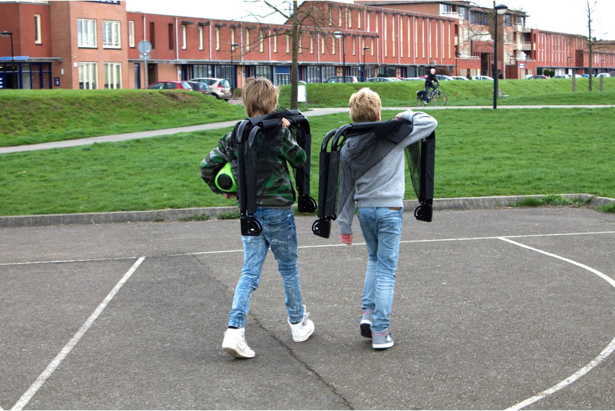 EXIT Pico Stalen Voetbaldoel 90x60cm - Set van 2 - Voetbal Goal - Voor Kinderen - Tuin - Zwart — afbeelding 5