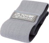 Power Guidance Weerstandsband - Resistance band - Fitness elastiek - Grijs - Medium - 37cm