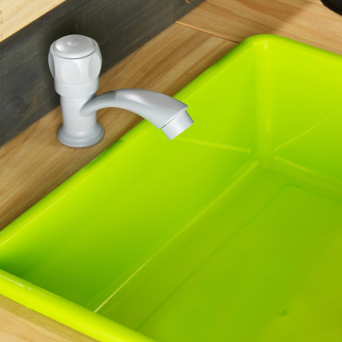 EXIT Yummy 200 Houten Buitenkeuken - Modderkeuken - Speelkeuken voor Buiten - Kinderen - FSC Hout - Naturel — afbeelding 11