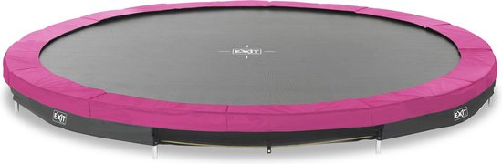 EXIT Silhouette inground sports trampoline ø366cm - roze