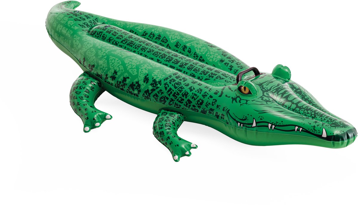 Intex opblaasbaar figuur krokodil ride-on - 168 x 86 cm