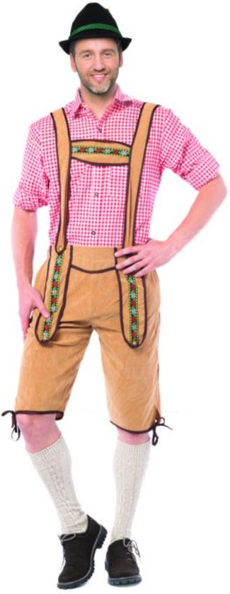 Lederhose lang lichtbruin