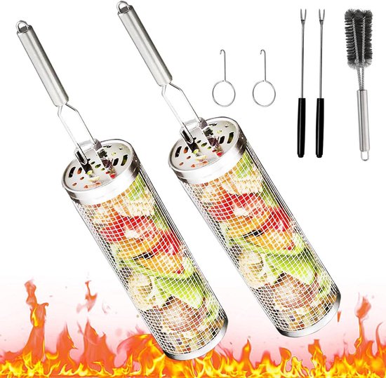 Jamestown BBQ borstel roestvrij staal 30,5 x 17 x 3 cm kopen? | Bbq accessoires & benodigdheden