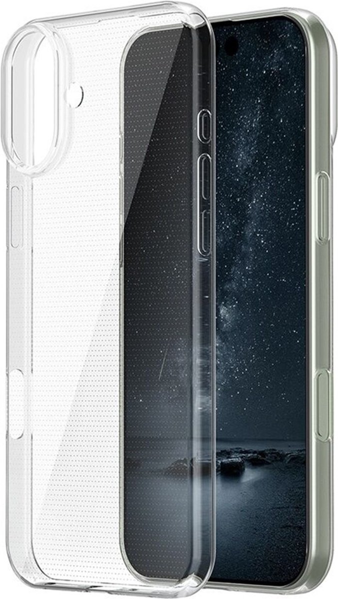 TPU Back Cover Hoesje voor de Apple iPhone 16 Plus - Transparant