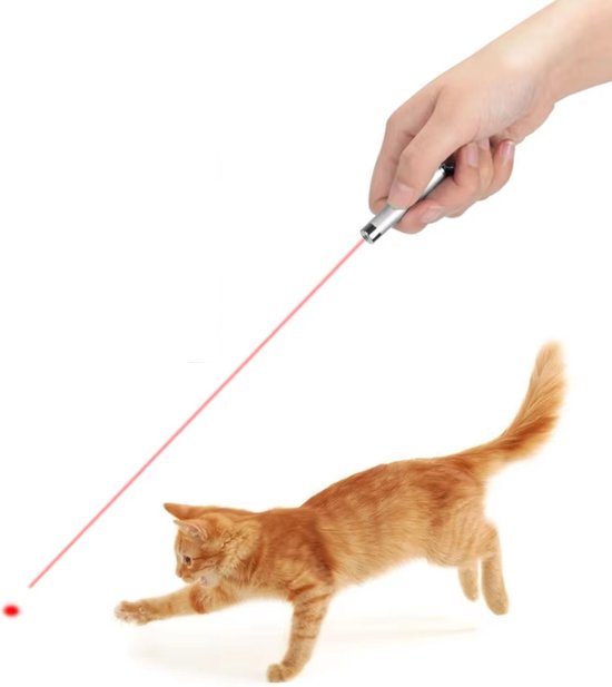 Kat Laserlampje | Kattenspeelgoed | Laserlamp | Mini Zaklamp| Sleutelhanger