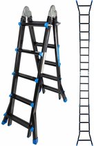 MARK TOOLS PRO - Multiladder Uitschuifbare Vouwladder 4x3 - 2,80 meter