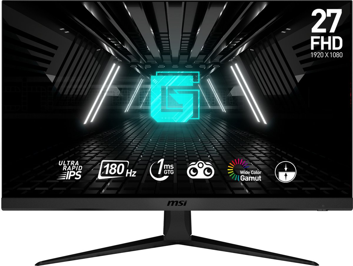 MSI G2712F - Full HD Gaming Monitor - Ultra Rapid IPS - 180Hz - 27 Inch