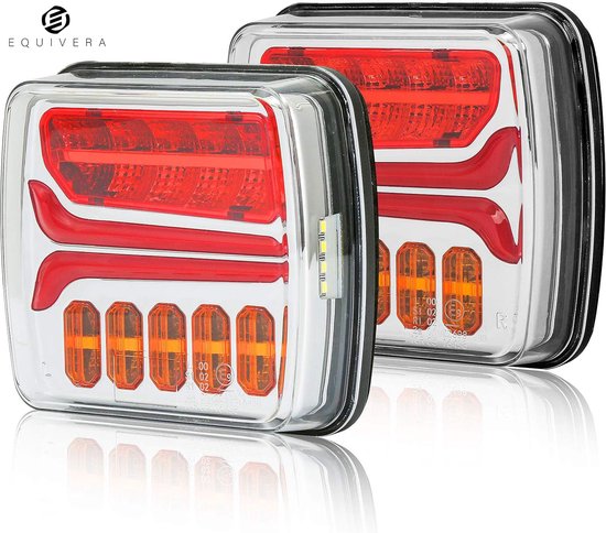 Equivera Siècle des Lumières de remorque - Set Siècle des Lumières de remorque - Éclairage de remorque - Siècle des Lumières de remorque