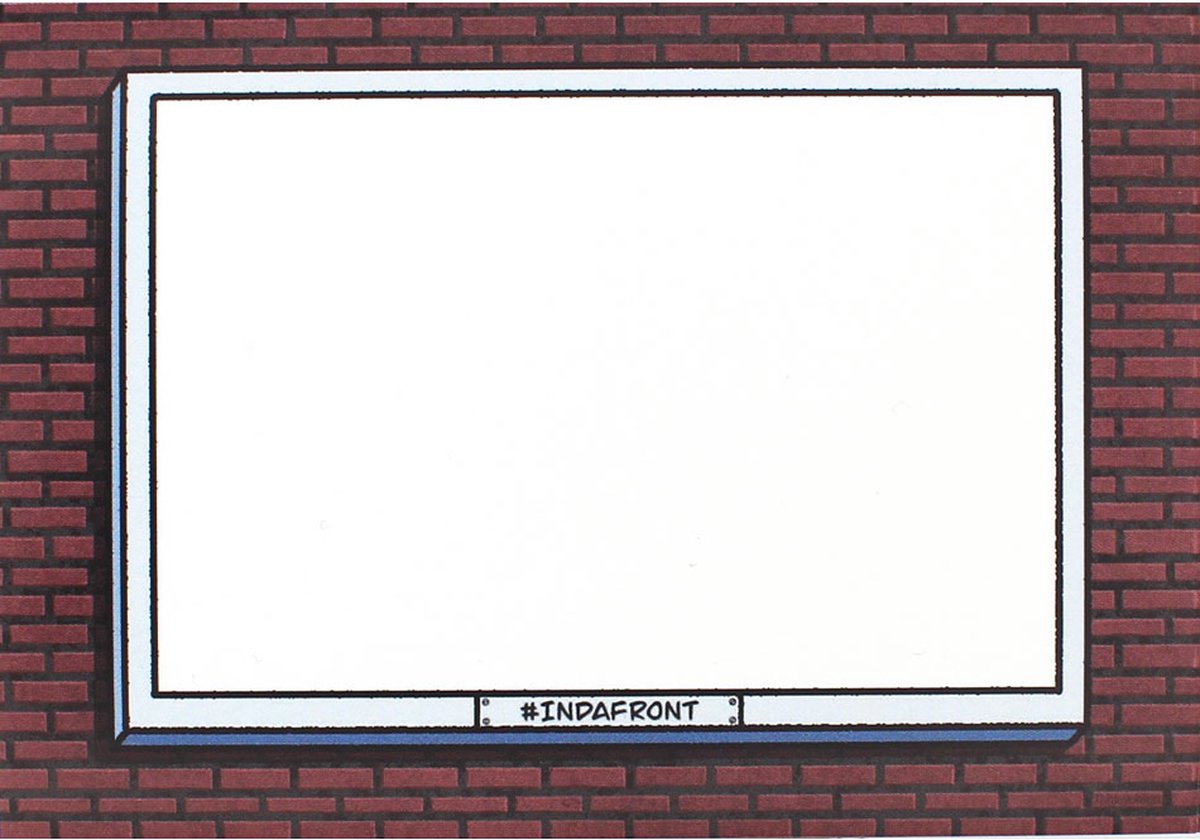 Billboard Stickers - Bakstenen Muur - 50 stuks