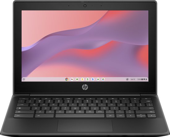 HP Chromebook Fortis G10 Intel® N N100 29,5 cm (11.6") Touchscreen HD 8 GB LPDDR5x-SDRAM 64 GB eMMC Wi-Fi 6E (802.11ax) ChromeOS Zwart - HP - Hoofdafbeelding