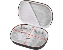 Koptelefoon Case - Harde Beschermhoes - On-Ear/Over-Ear - Voor De Meeste Merken/Bluetooth/Hifi/Bedrade Hoofdtelefoon/Gaming-Headset - Koptelefoon Hoesje - Beschermhoes - Draagtas - Waterbestendig - Stootvast - Oortjes Opberg Hoesje - Hoge Kwaliteit!