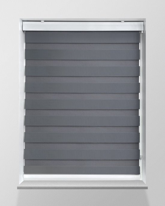 Duo Store Enrouleur Grijs Translucide sur mesure - 41x175cm