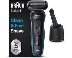 Braun Elektrisch Scheerapparaat Series 5 - Met SmartCare Center - 52-B7000cc - Blauw