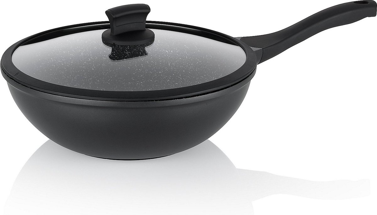 Kela - Wokpan met Deksel, Ø 30 cm, Non Stick - Kela Stella Nova